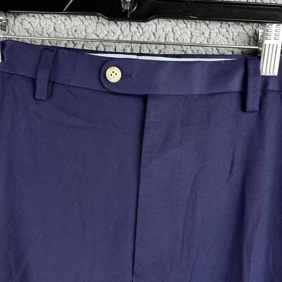 Peter Millar Pants Mens 38L  Durham High-Drape Performance EB78 Blue Golf 38x31 - Picture 2 of 16